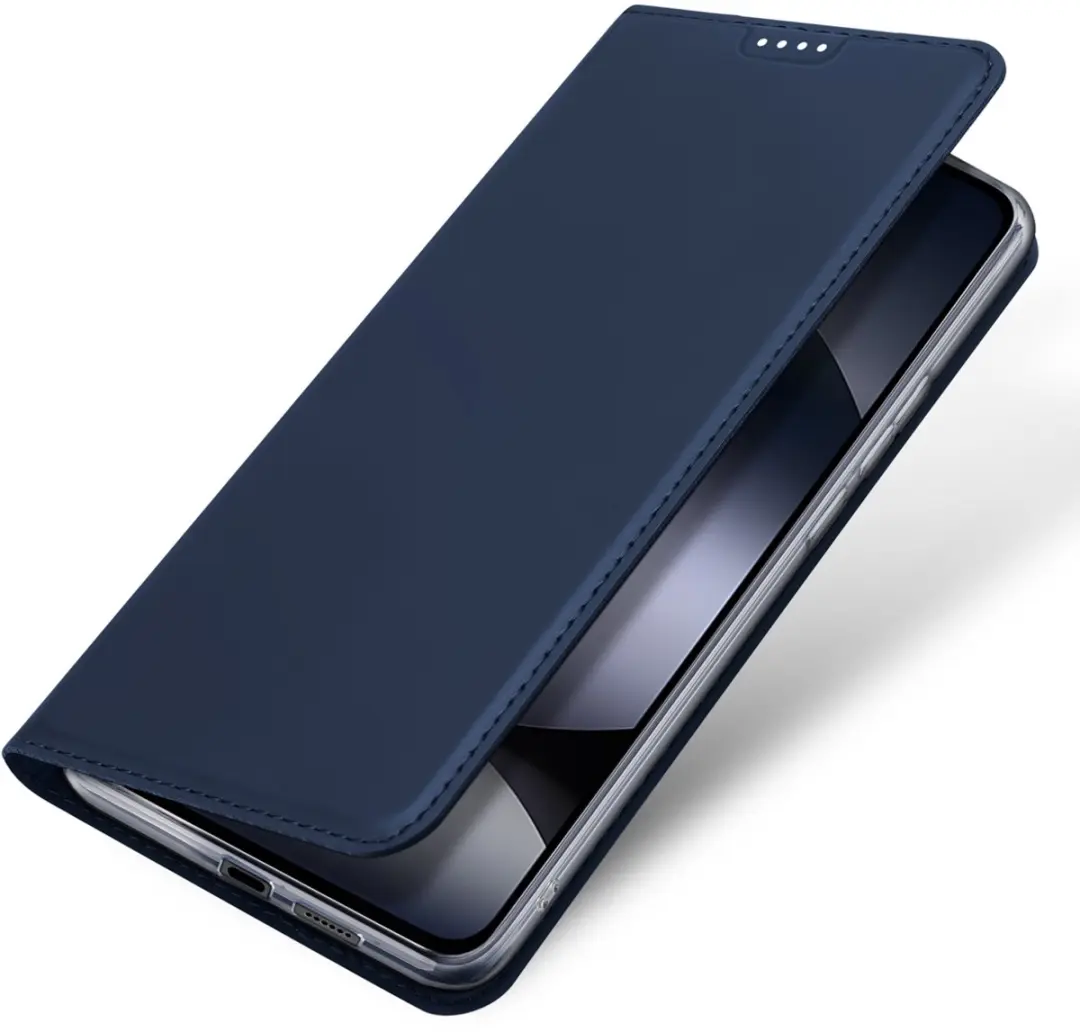 Dux Ducis Slim Softcase Bookcase Xiaomi Redmi Note 14 4G - Donkerblauw - afbeelding 6 van 6