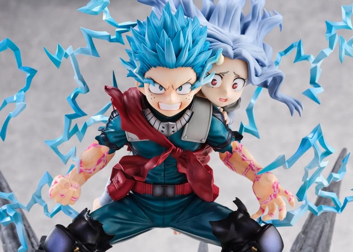 Tomy My Hero Academia Super Situation PVC Statue Izuku Midoriya & Eri 23 cm Beeld