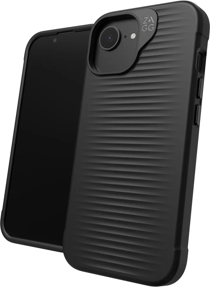 ZAGG Luxe Snap Hoesje 702318184 - iPhone 13/14/15/16/17 - 3M Valbescherming - Zwart