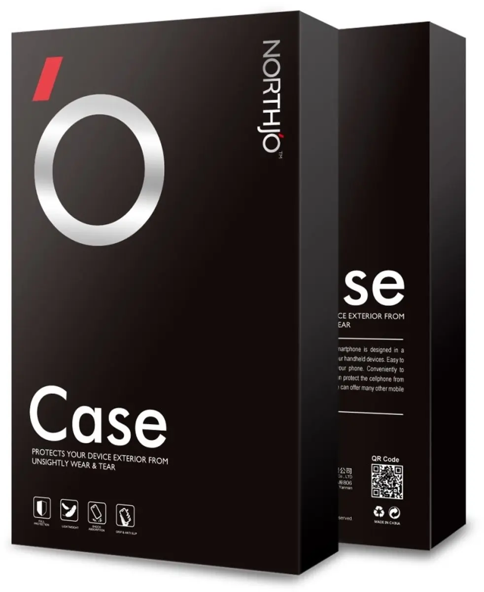 NORTHJO Hoesje Samsung Galaxy A36 2-in-1 CombiDeal - Transparant