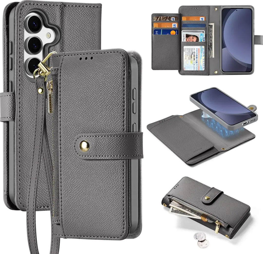 Dux Ducis Lawa Series Hoesje Samsung Galaxy S25 Plus - Grijs