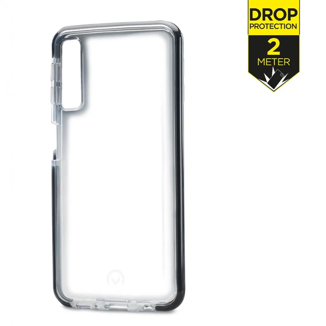 Mobilize MOB-SCB-GALA718 Telefoonhoesje - Galaxy A7 (2018) - Transparant/Zwart