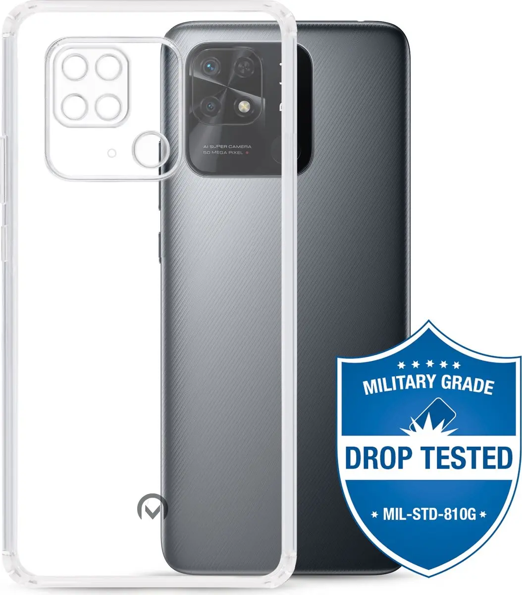 Mobilize Naked Protection MOB-NPCC-REDMI10C Hoesje - Xiaomi Redmi 10C - Transparant