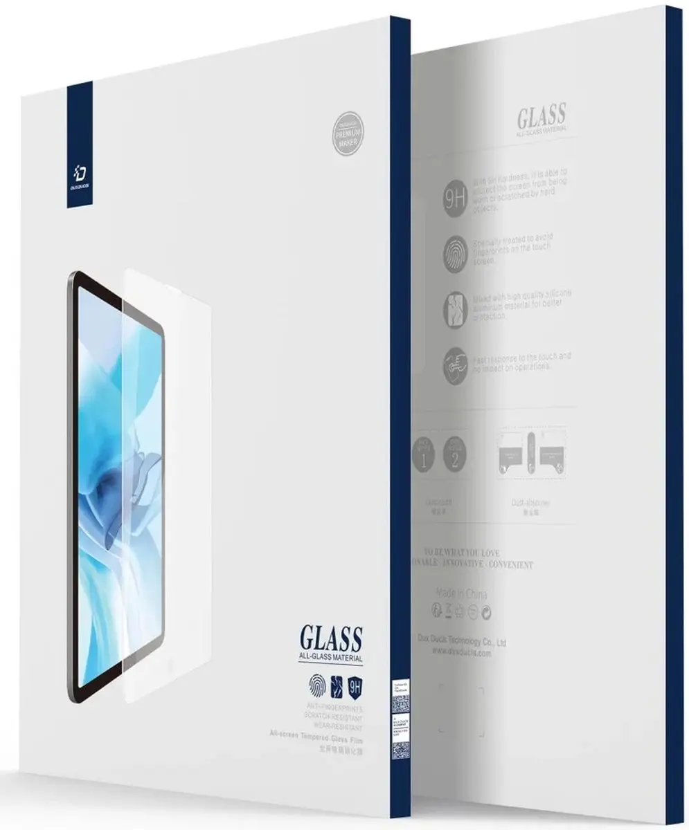 Dux Ducis Screen Protector Lenovo Tab P12 Pro - 9H Tempered Glass - Transparant