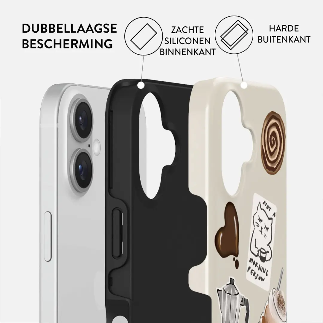 Burga Tough MagSafe Case iPhone 16 - Oat Milk Please