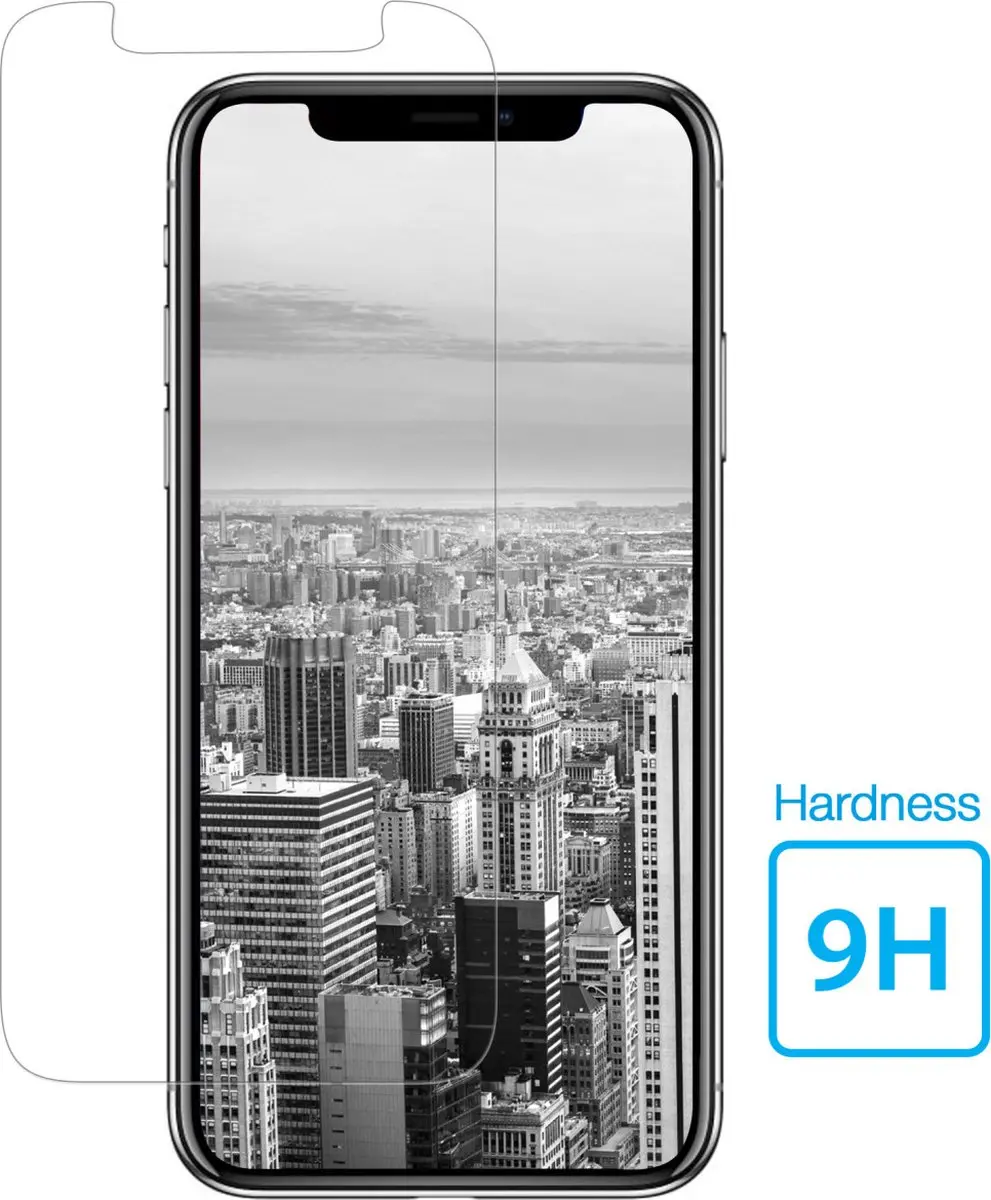 Mobiparts Screenprotector iPhone 11 Pro Max/XS Max - Gehard Glas - Anti-bacterieel