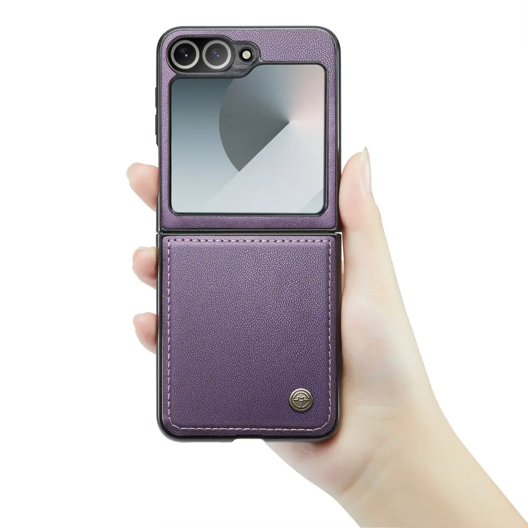 CaseMe Basic Flip Case Samsung Galaxy Z Flip 6/7 FE - Paars
