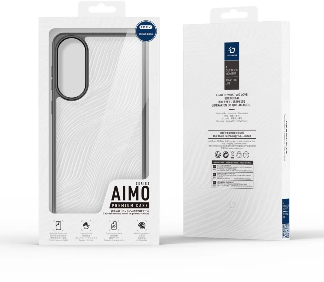 Dux Ducis Aimo Series Telefoonhoesje S25 Edge - Zwart - afbeelding 6 van 6