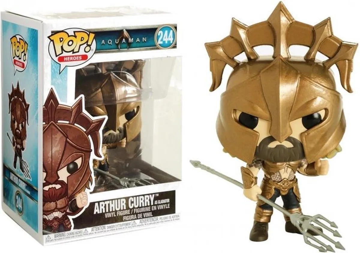 Funko Pop! Aquaman Arthur Curry #244 Verzamelfiguur - Multi