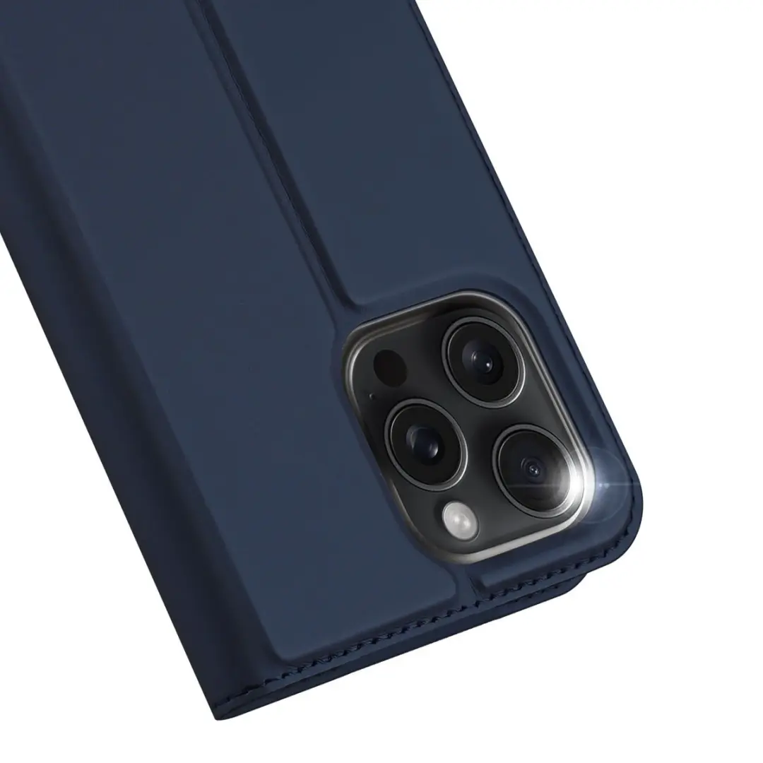Dux Ducis iPhone 15 Pro Hoesje - Donkerblauw