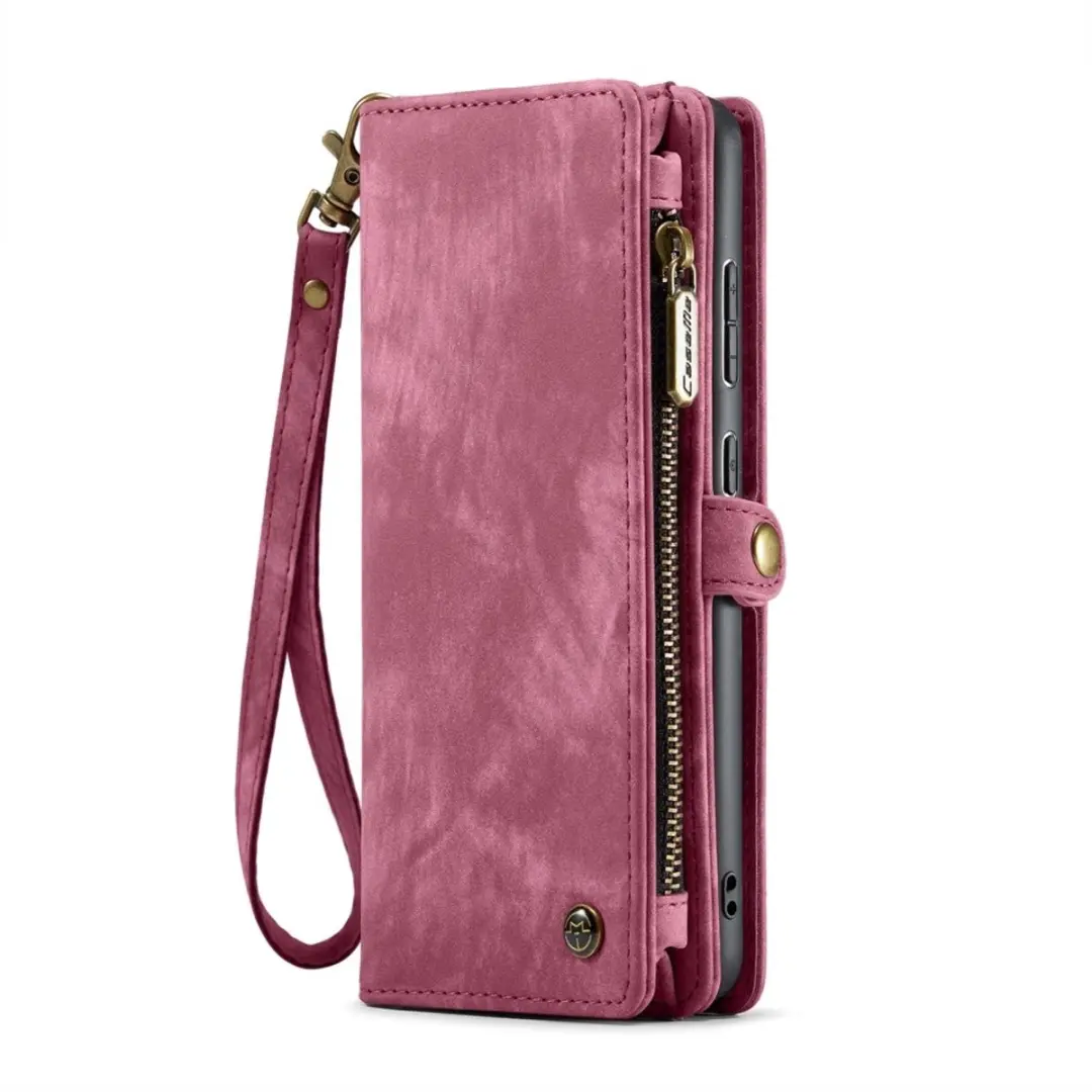 Caseme 008 Book Case & Portemonnee - Samsung Galaxy A36 - Pink