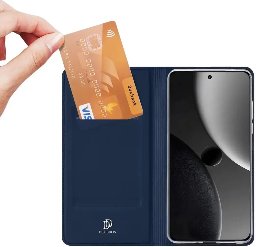 Dux Ducis Telefoonhoesje Xiaomi 15 Ultra Book Case - Blauw - afbeelding 6 van 6