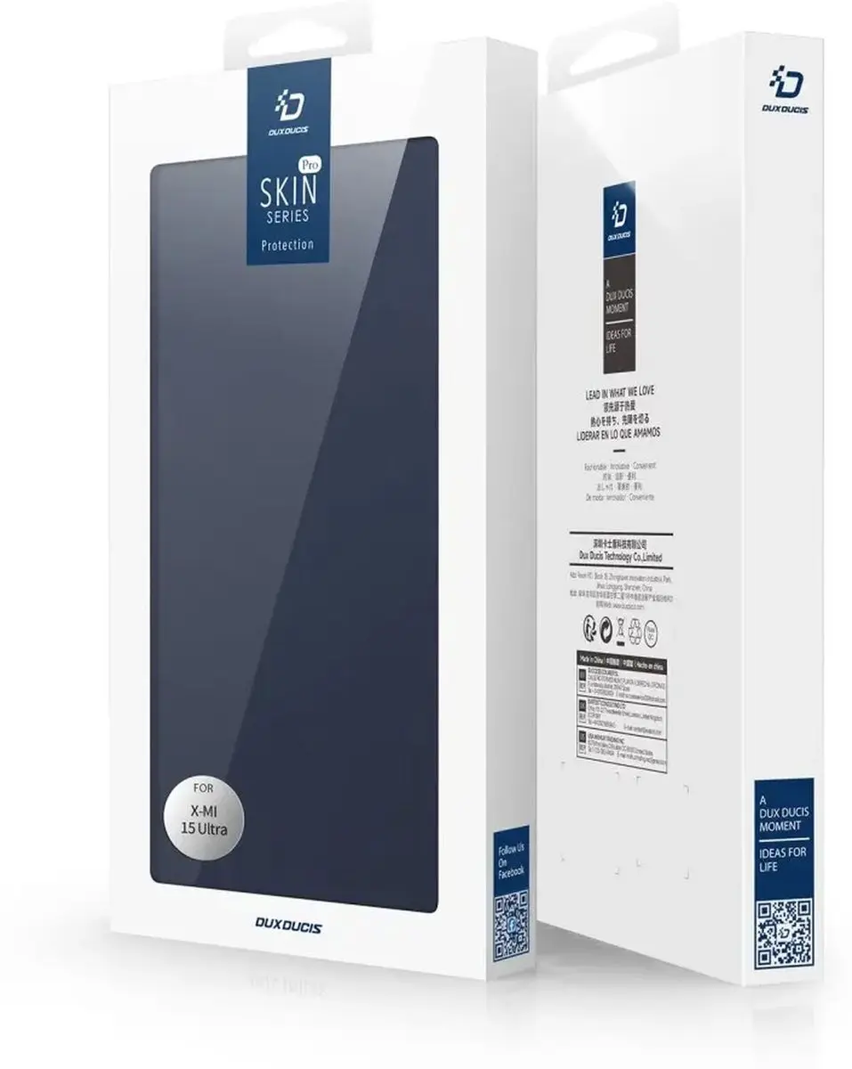 Dux Ducis Telefoonhoesje Xiaomi 15 Ultra Book Case - Blauw