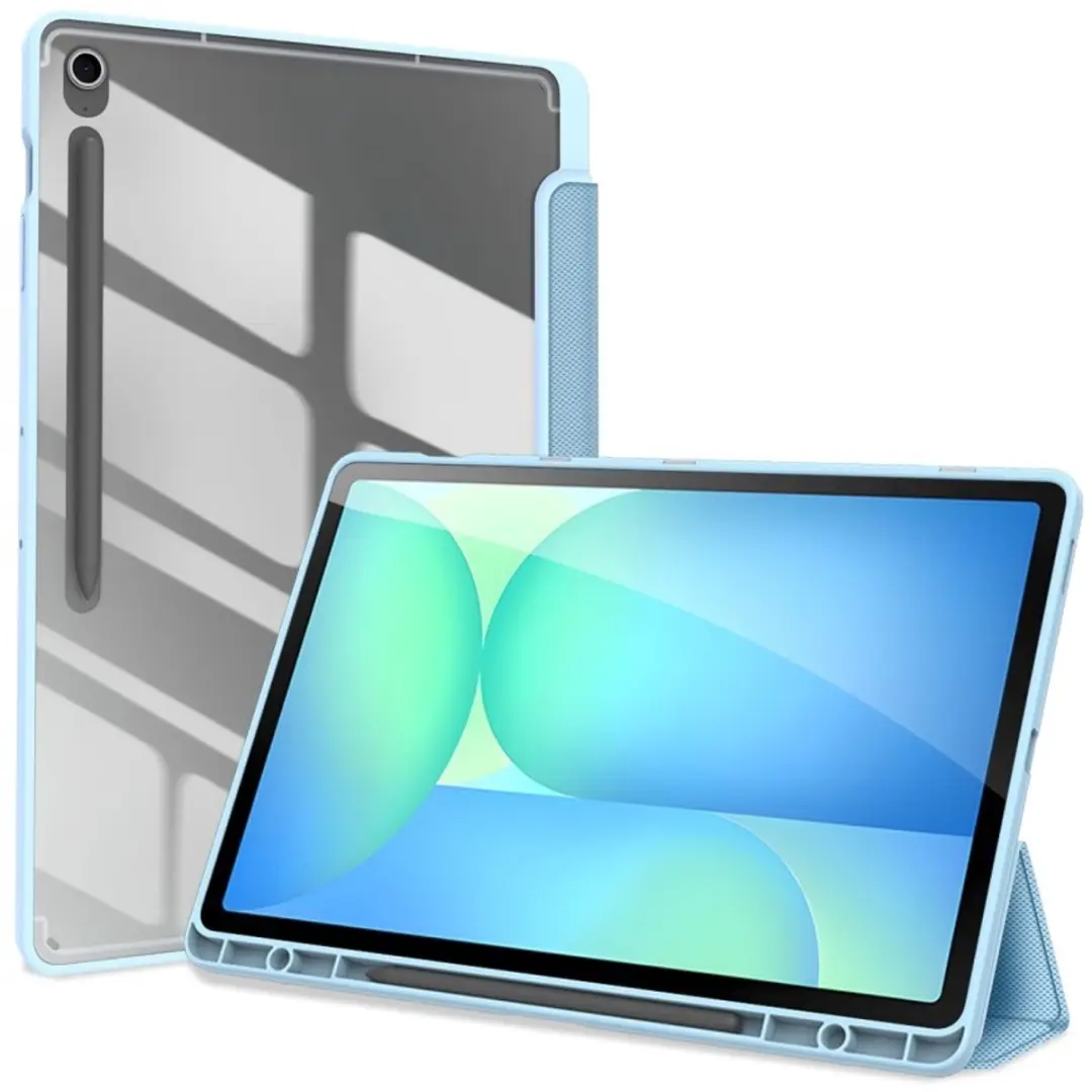 Dux Ducis Tablethoes Samsung Galaxy Tab S10 FE Plus - Blauw
