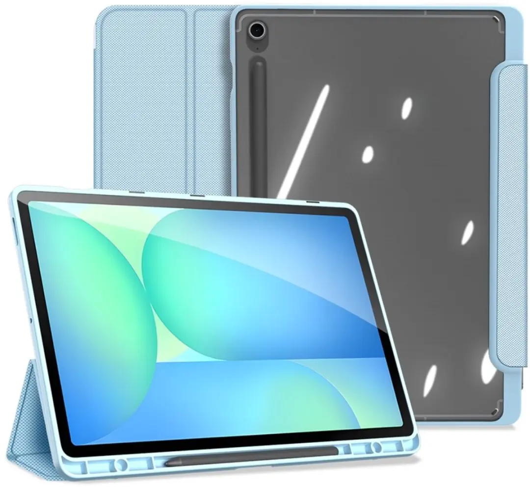 Dux Ducis Tablethoes Samsung Galaxy Tab S10 FE Plus - Blauw - afbeelding 6 van 6