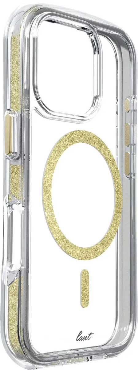 Laut Aero Sparkle iPhone 16 Pro Max Hoes - Gold - LIP24DASGD