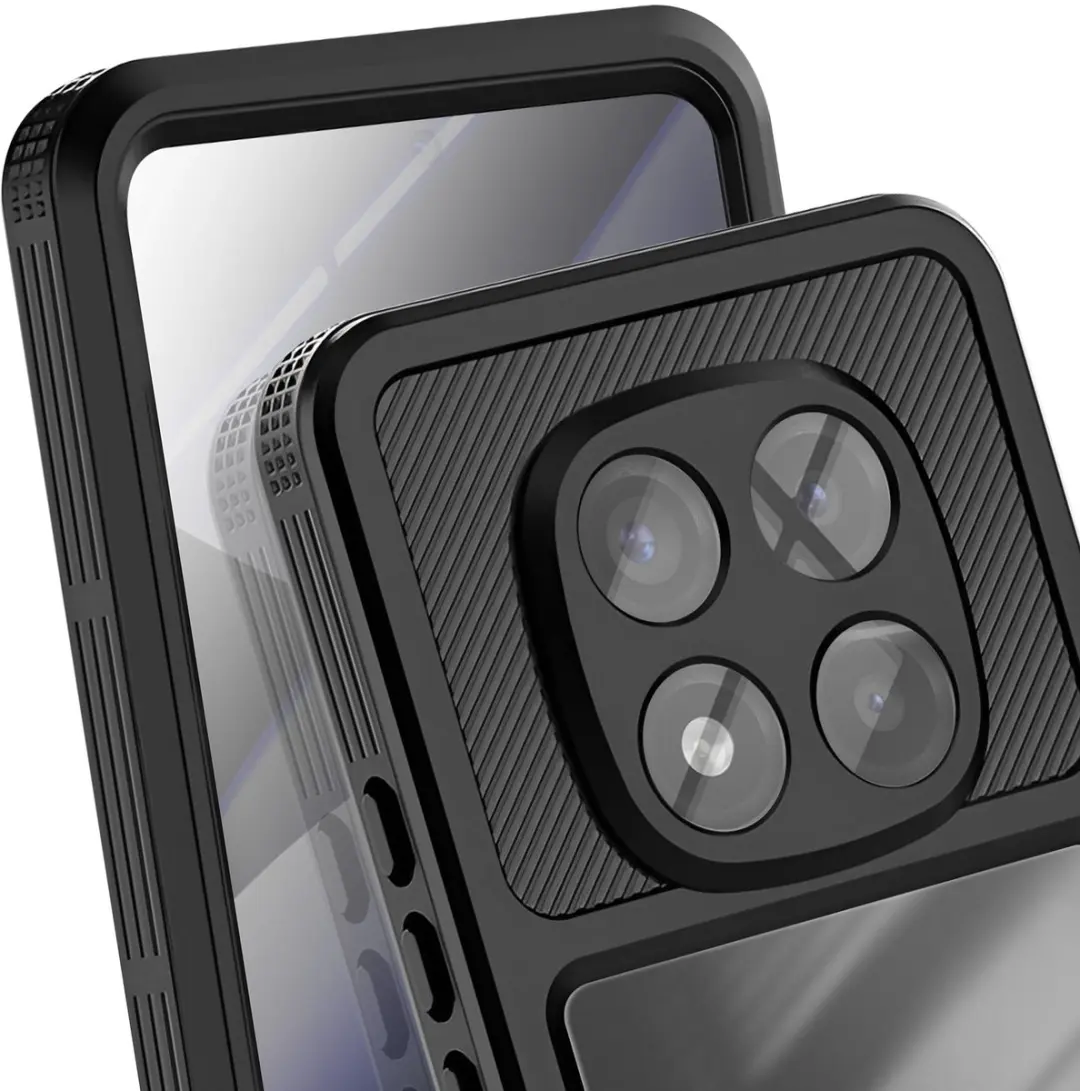 Redpepper Waterdicht Hoesje Redmi Note 14 Pro 5G IP68 - 2m - Zwart
