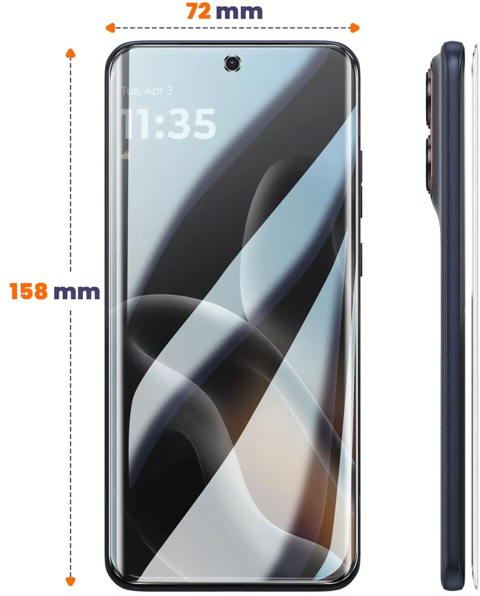 Imak Screenprotector Motorola Edge 70 Fusion Hydrogel - Transparant