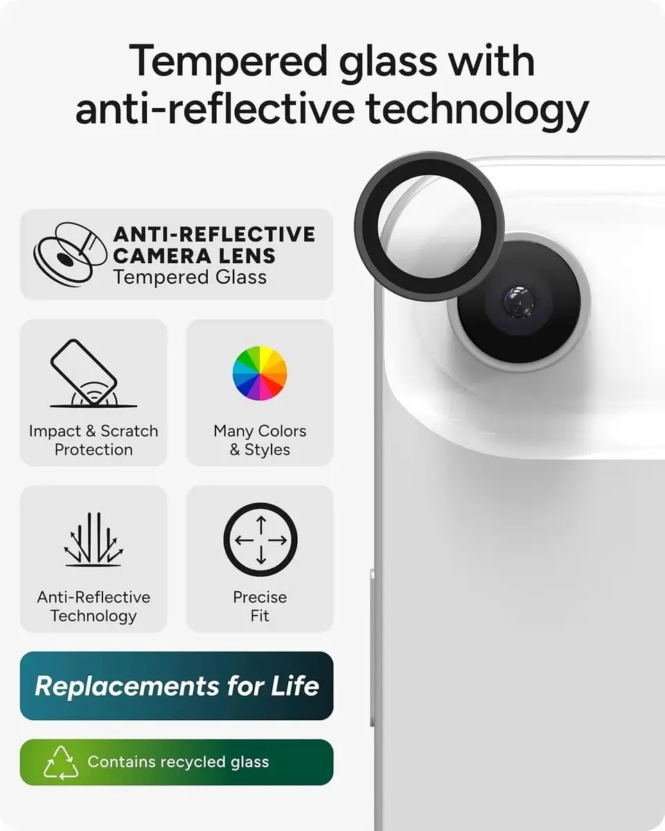 ZAGG Camera Protector iPhone Air Glass Elite - Zilver