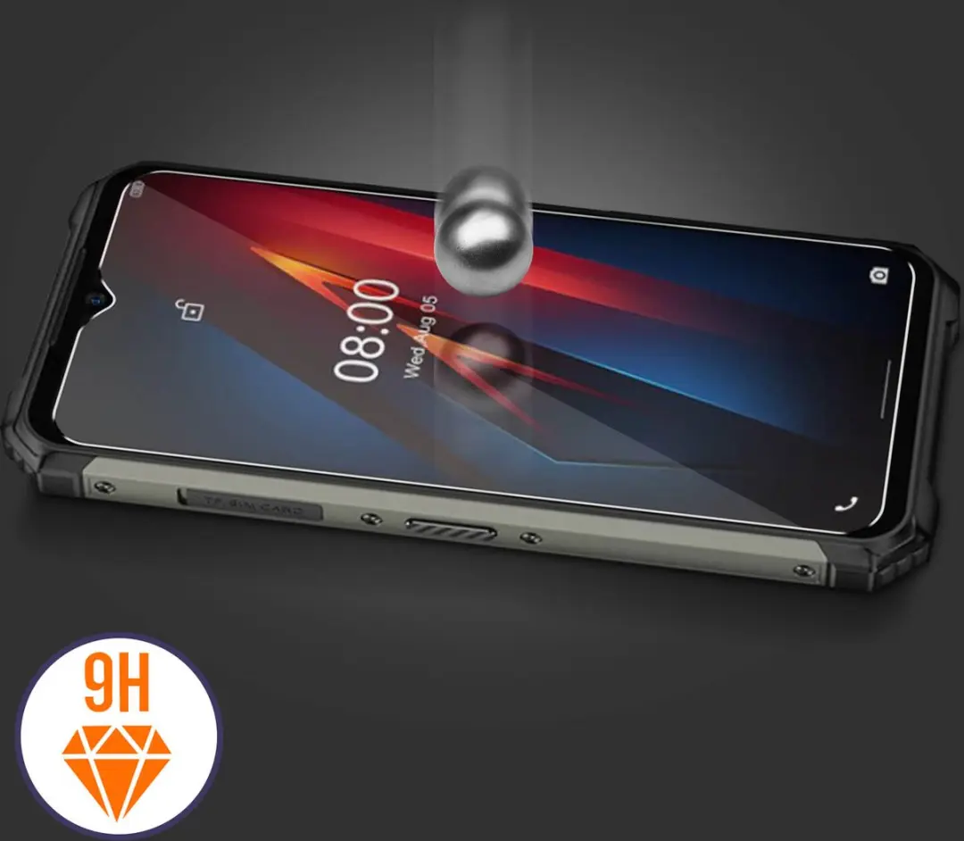 Imak Tempered Glass Screenprotector Ulefone Armor 8 - Transparant - afbeelding 6 van 6