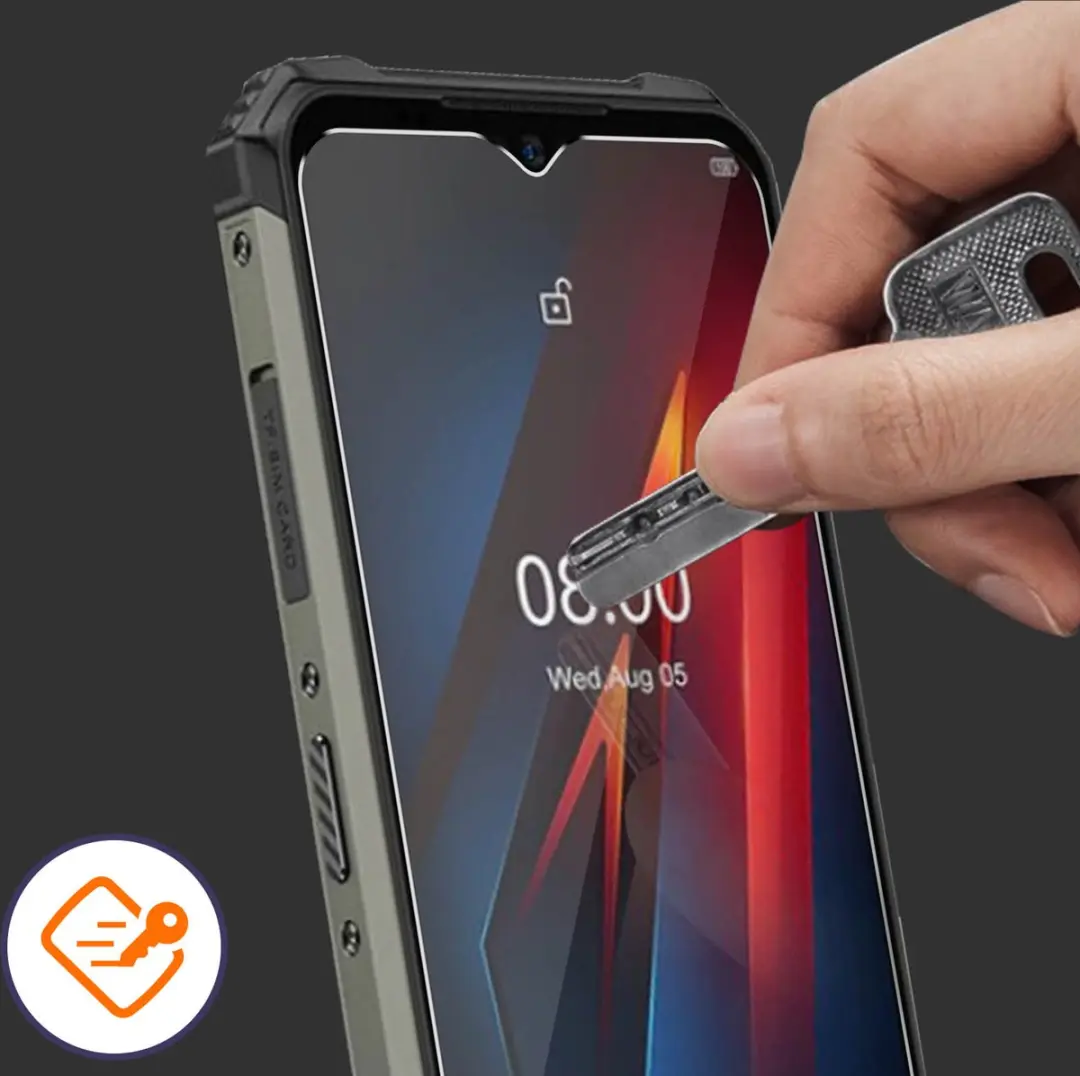 Imak Tempered Glass Screenprotector Ulefone Armor 8 - Transparant