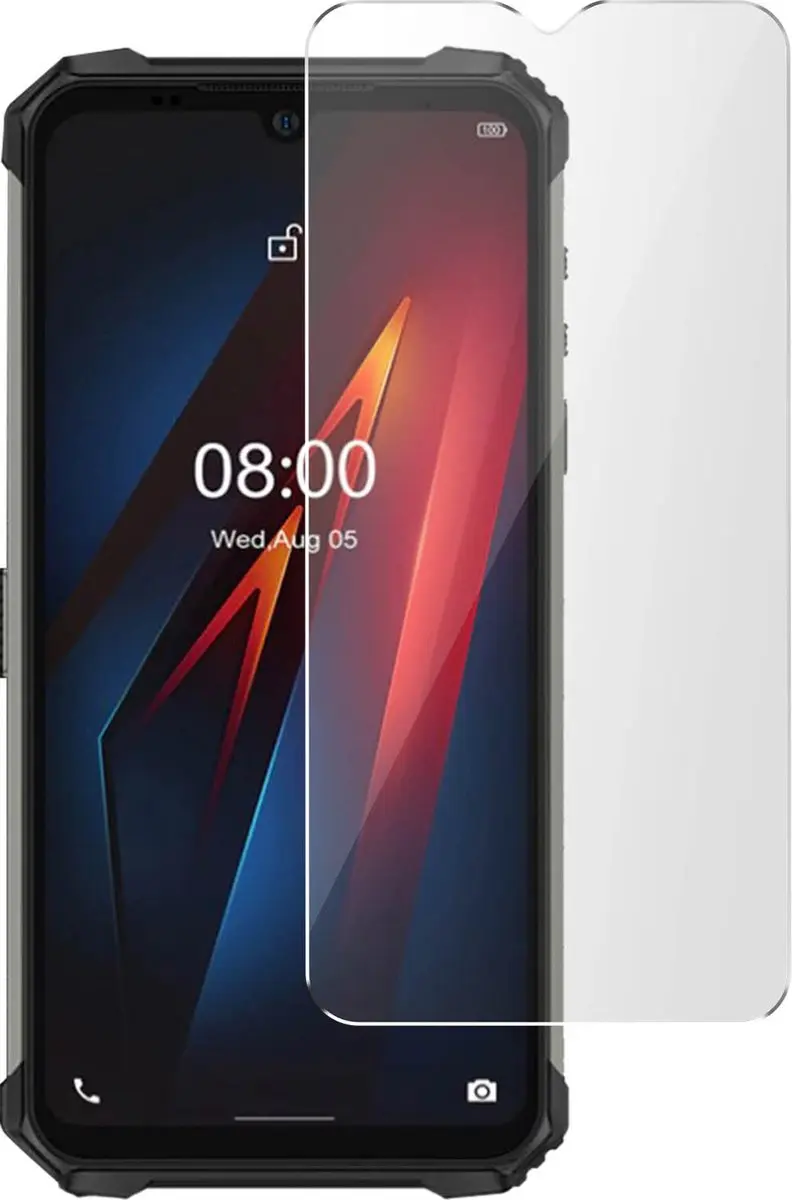 Imak Tempered Glass Screenprotector Ulefone Armor 8 - Transparant