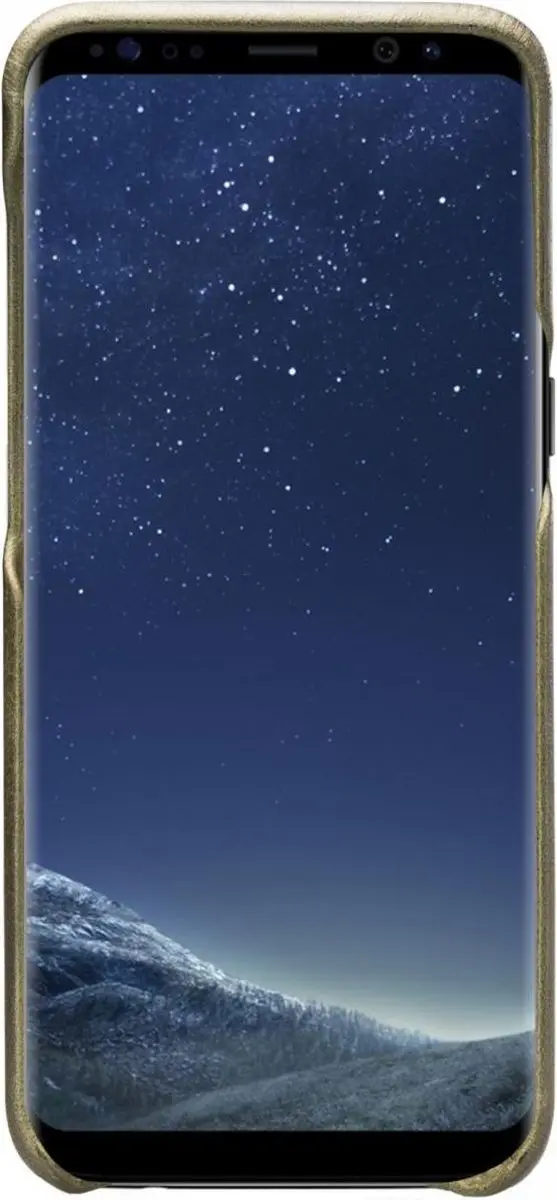 Senza Desire Leren Back Cover Samsung Galaxy S8 LEACVR1052 - Groen