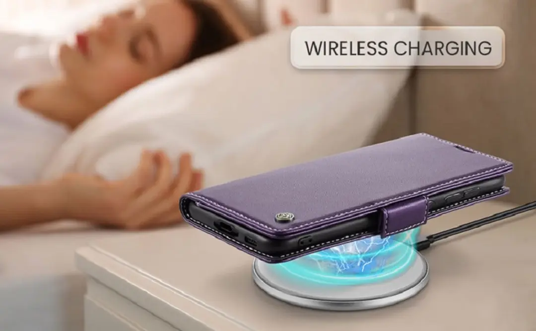 Caseme Wallet Case Samsung Galaxy S24 Ultra - Paars