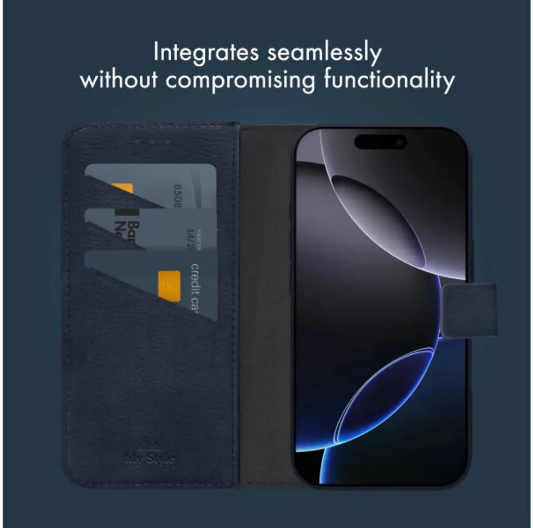 My Style Universal MagSafe Wallet - 3 Pasjes - Midnight Blue