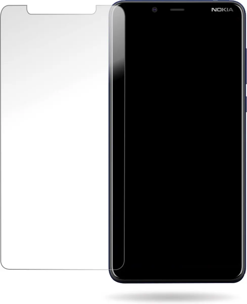 Mobilize Nokia 3.1 Plus Glas Screenprotector