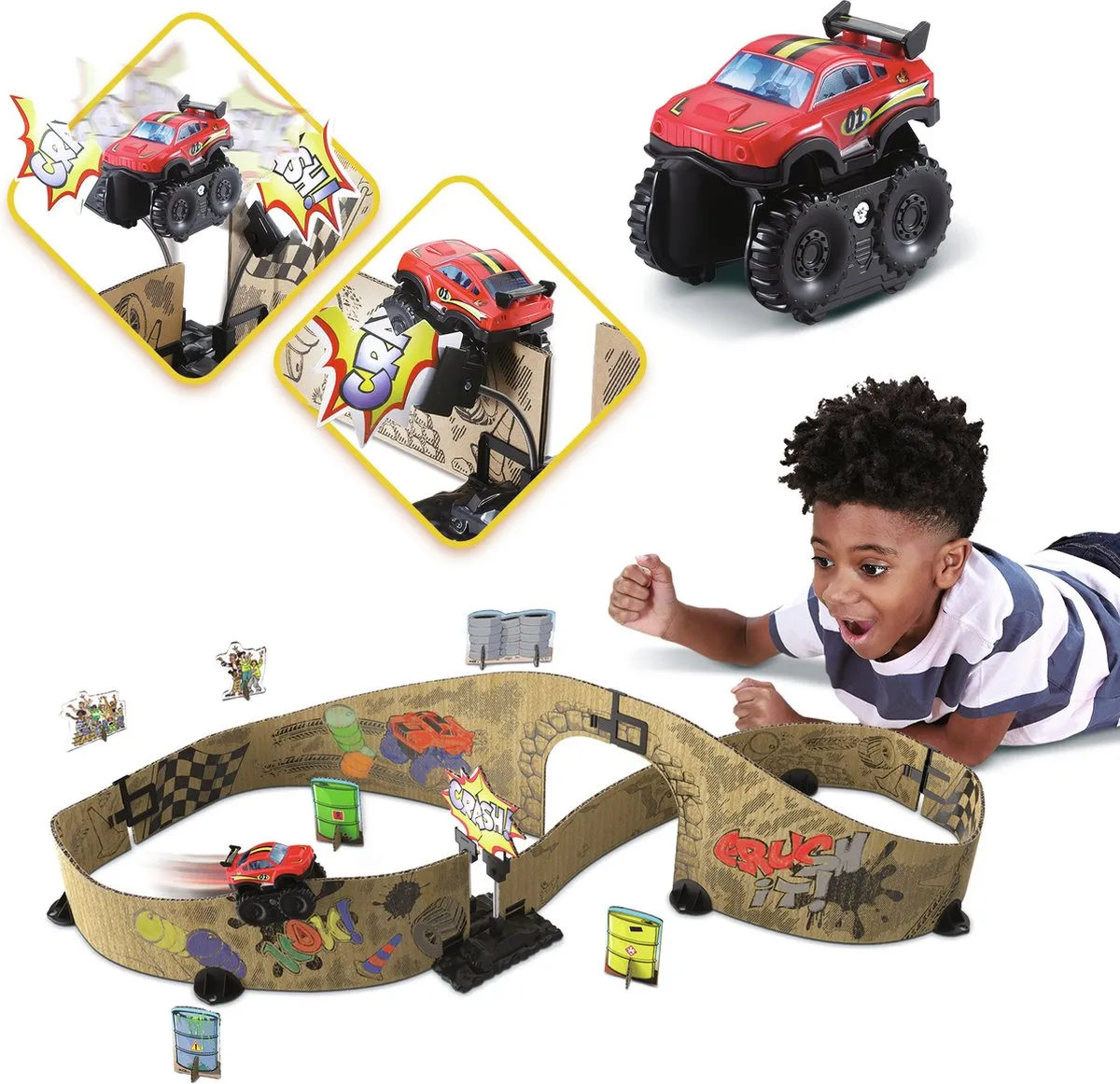 VTech Car-Board Racers MONSTER 80-563905 - Roze