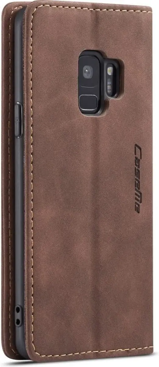Caseme Book Case Donkerbruin - Samsung Galaxy S9