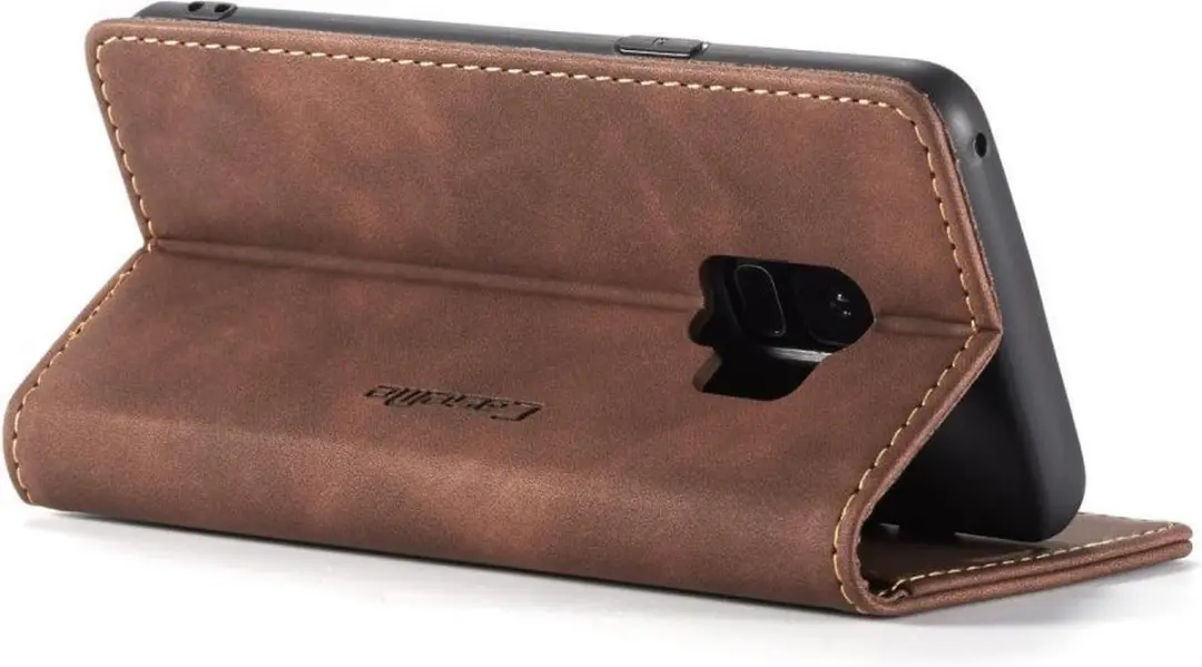 Caseme Book Case Donkerbruin - Samsung Galaxy S9