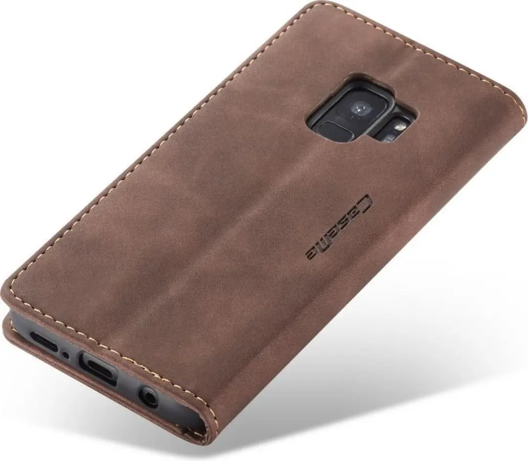 Caseme Book Case Donkerbruin - Samsung Galaxy S9 - afbeelding 6 van 6