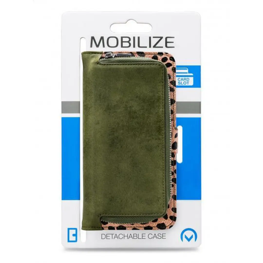 Mobilize Samsung Galaxy S20 Ultra Luipaard Hoesje Groen - 4 Pasjes