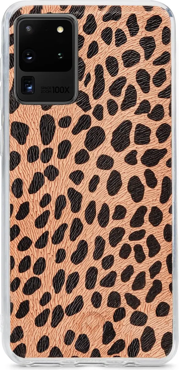 Mobilize Samsung Galaxy S20 Ultra Luipaard Hoesje Groen - 4 Pasjes