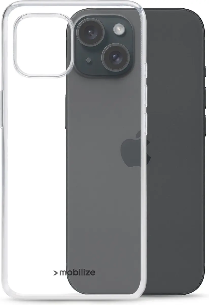 Mobilize iPhone 15 TPU Hoesje 10292 - Transparant