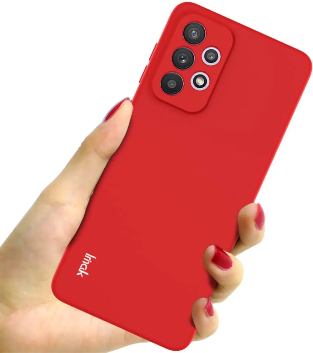 Imak Slim-Fit TPU Hoesje Samsung Galaxy A33 - Rood