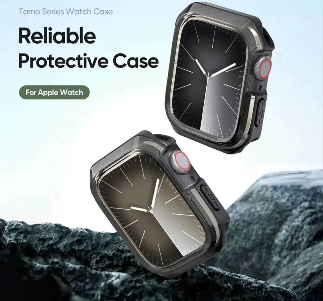 Dux Ducis Tamo Hoesje Apple Watch 10 46mm - Zwart