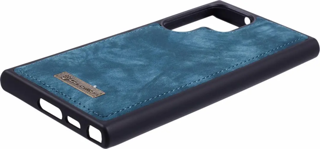 Caseme Hoesje Samsung Galaxy S23 Ultra - Blauw - 8 Pasjes