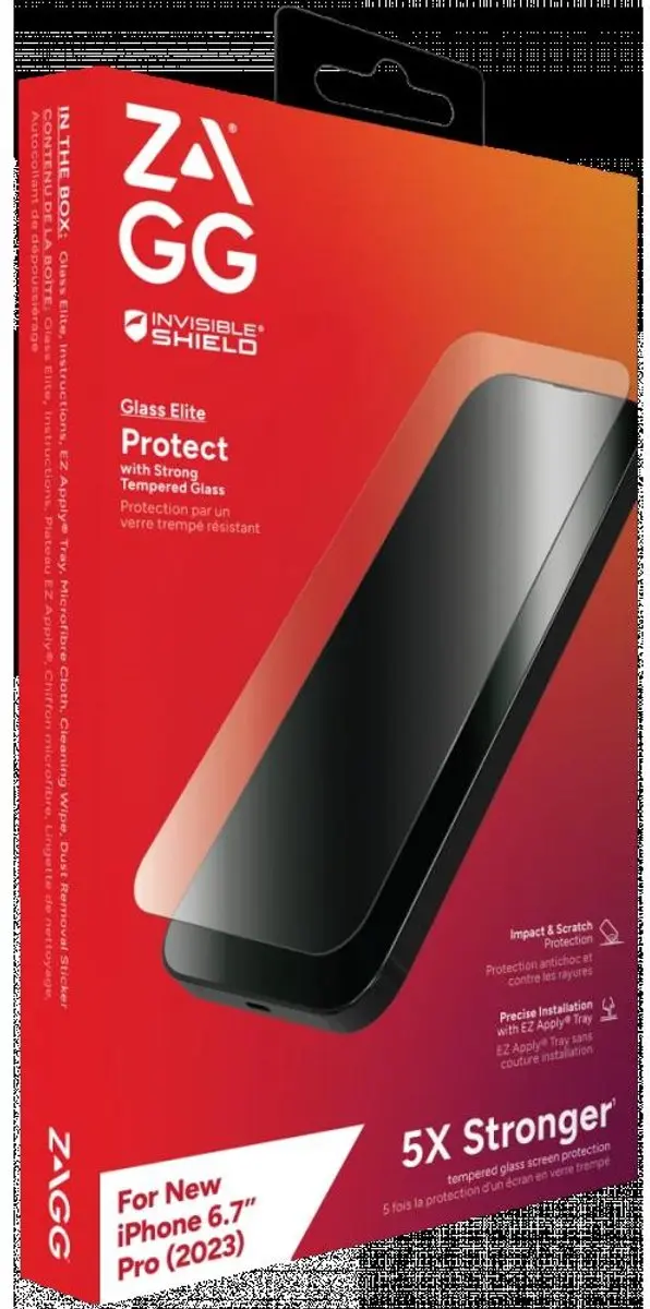 ZAGG Glass Elite iPhone 15 Pro Max Schermbeschermer