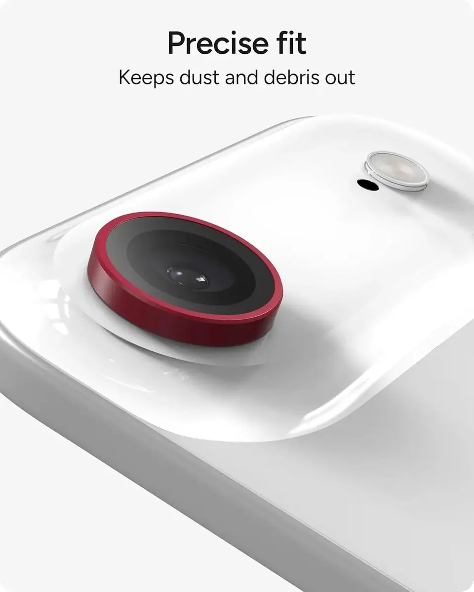 ZAGG Glass Elite Camera Rings iPhone Air - Roze
