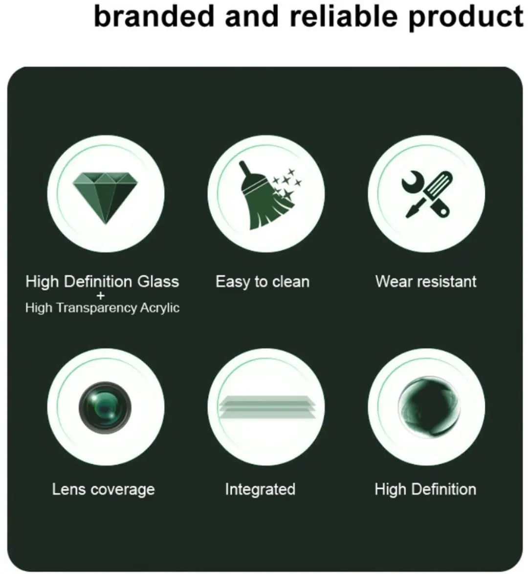Imak 9H Tempered Glass Camera Lens Protector - OPPO A5 Pro 5G - Transparant
