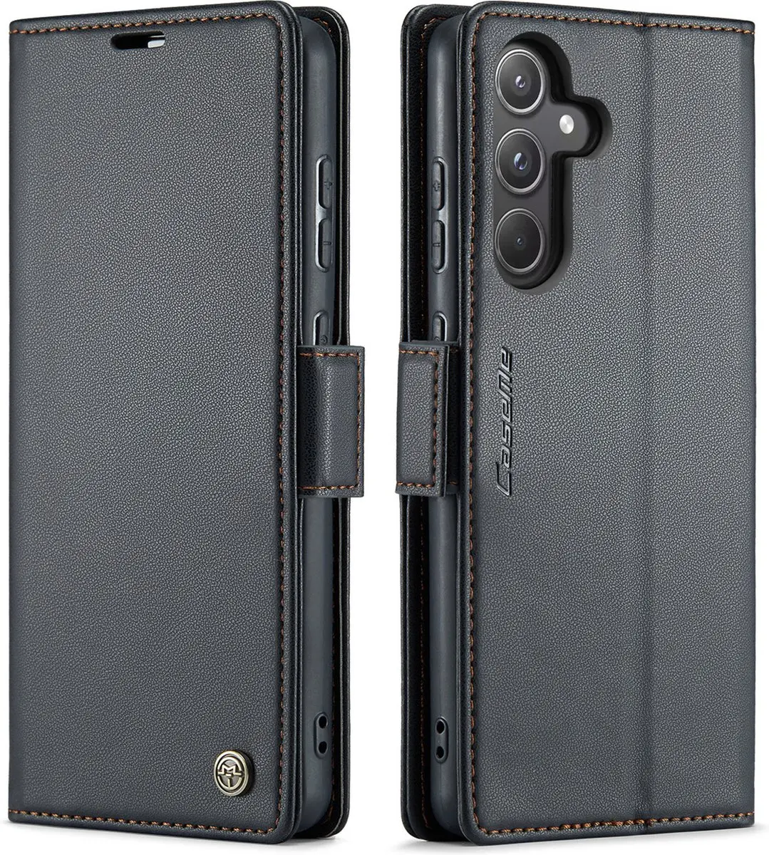 Caseme Wallet Case Samsung Galaxy A55 RFID - Zwart