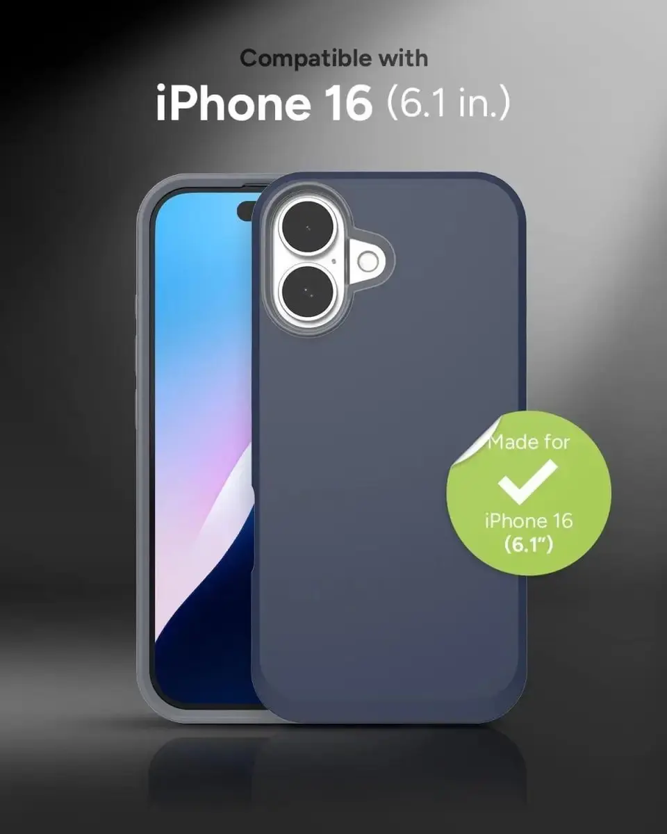 ZAGG SoHo Snap Mag iPhone 16 Hoesje - Blauw - 702315226