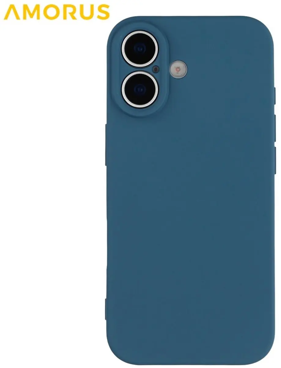 Amorus iPhone 17 Hoesje Metallic Blue