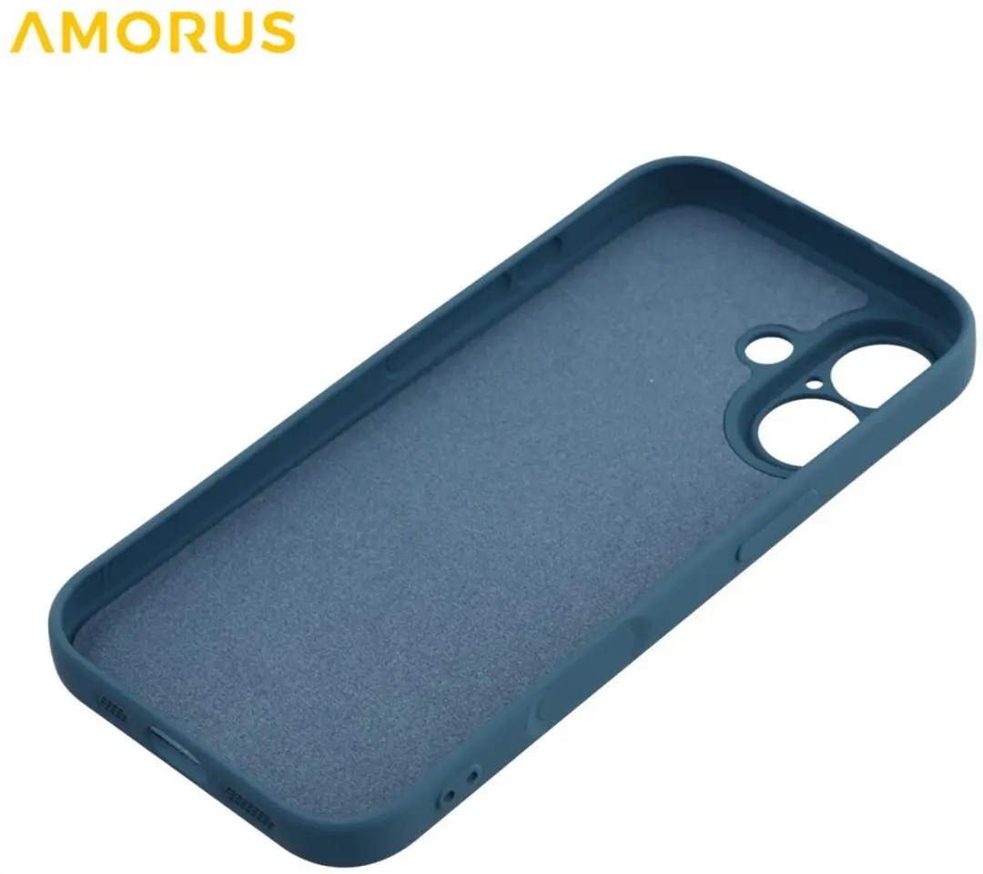 Amorus iPhone 17 Hoesje Metallic Blue