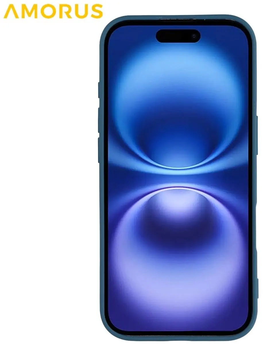 Amorus iPhone 17 Hoesje Metallic Blue