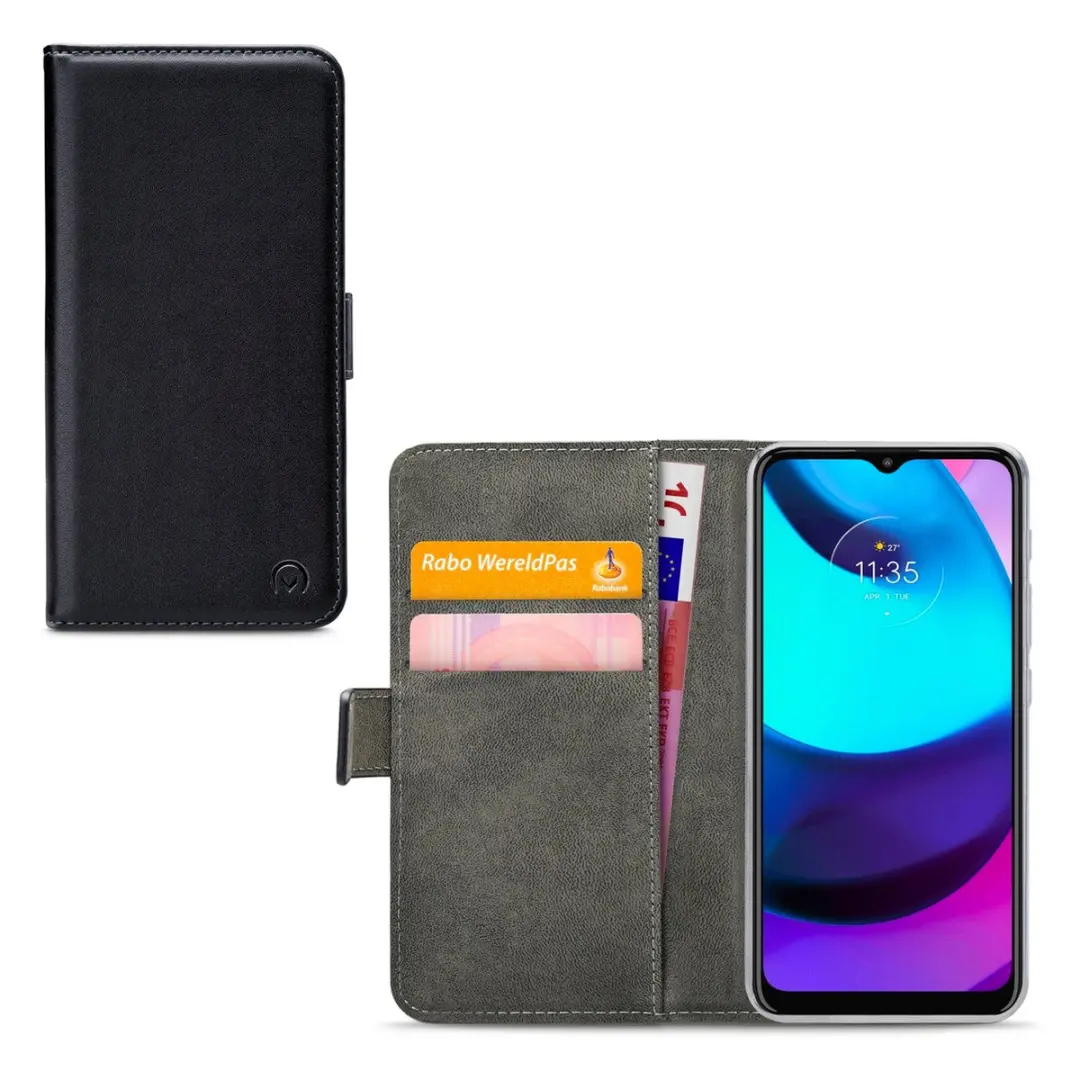 Mobilize Classic Gelly Wallet Bookcase Motorola Moto E20 - 4 Pasjes Zwart