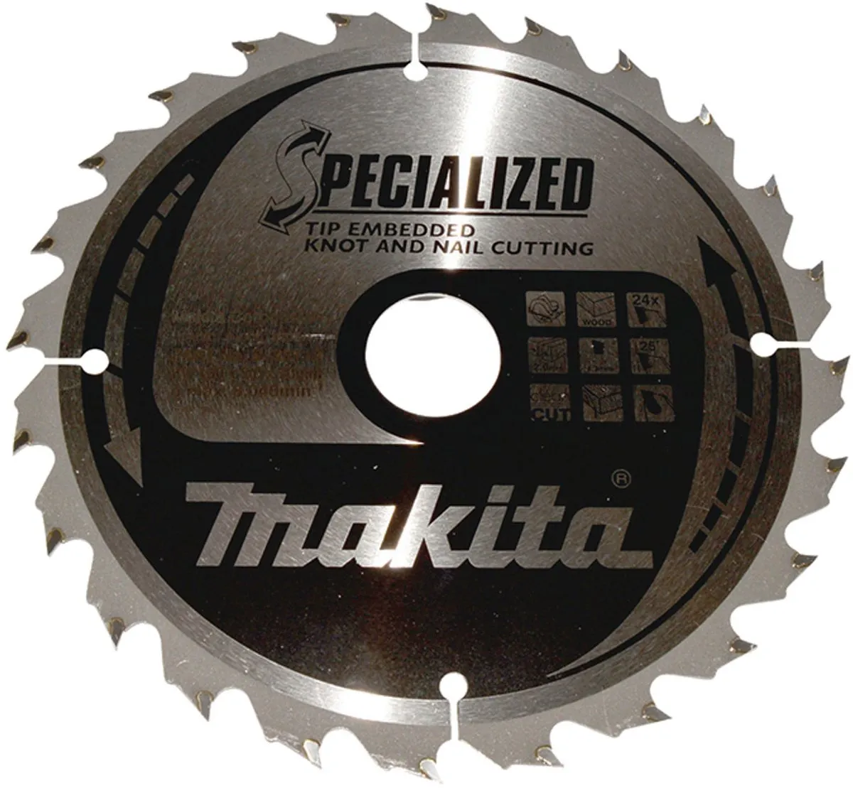 Makita Cirkelzaagblad B-33118 Hout 190mm 24T